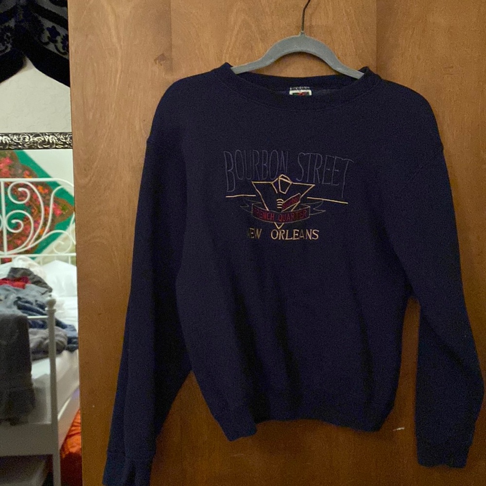 Vintage bourbon street crew neck